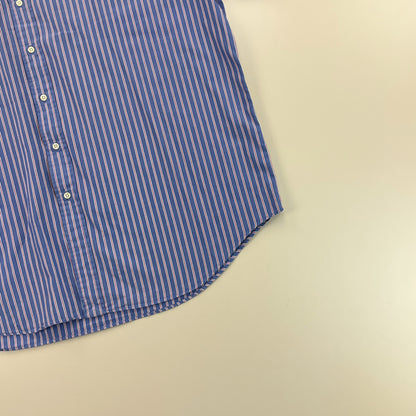Ralph Lauren 90s gestreifftes Hemd - XXL-RALPH LAUREN-olesstore-vintage-secondhand-shop-austria-österreich