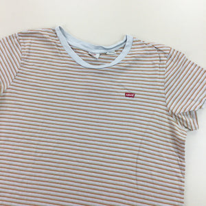 Levi's Striped T-Shirt - Medium-LEVI'S-olesstore-vintage-secondhand-shop-austria-österreich