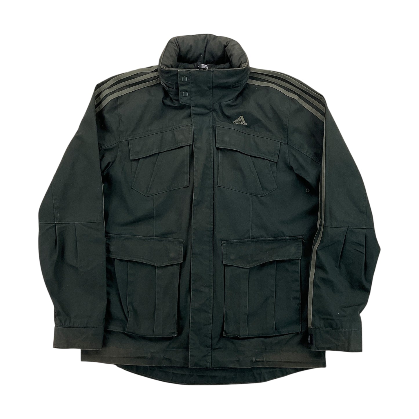 Adidas 00s schwere Outdoor Jacke - Medium-ADIDAS-olesstore-vintage-secondhand-shop-austria-österreich