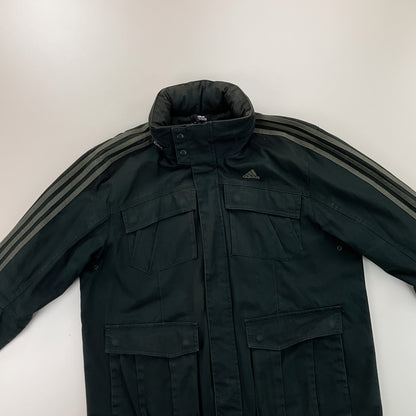 Adidas 00s schwere Outdoor Jacke - Medium-ADIDAS-olesstore-vintage-secondhand-shop-austria-österreich