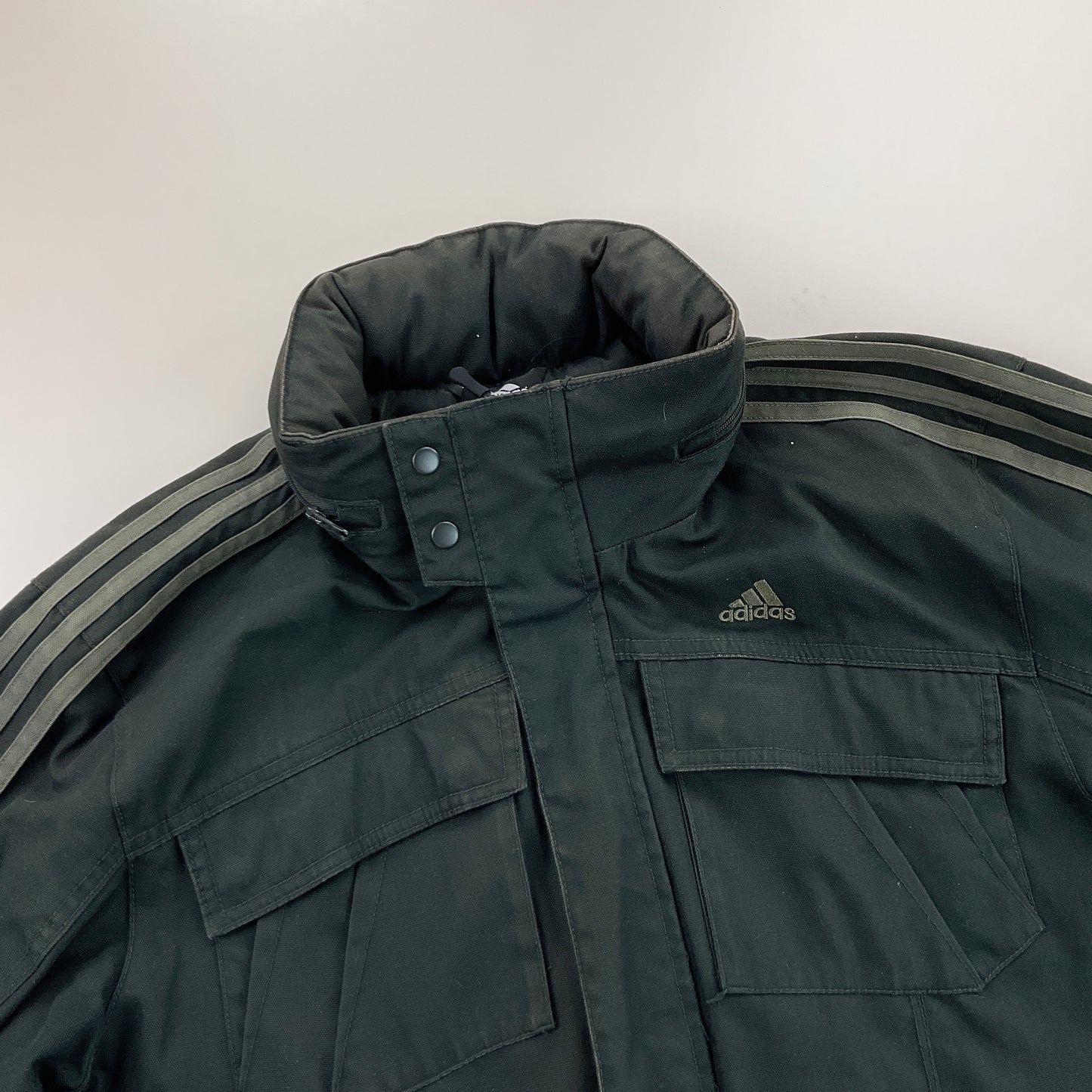 Adidas 00s schwere Outdoor Jacke - Medium-ADIDAS-olesstore-vintage-secondhand-shop-austria-österreich