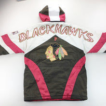 Load image into Gallery viewer, Pro Player Blackhawks 90s Coat - Medium-olesstore-vintage-secondhand-shop-austria-österreich