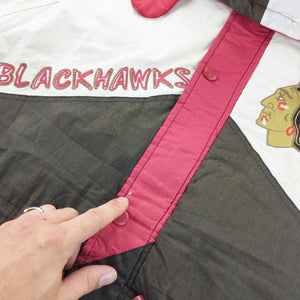 Pro Player Blackhawks 90s Coat - Medium-olesstore-vintage-secondhand-shop-austria-österreich
