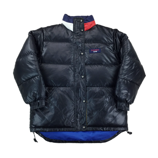 Tommy Hilfiger Shiny Puffer Jacket - Medium-olesstore-vintage-secondhand-shop-austria-österreich