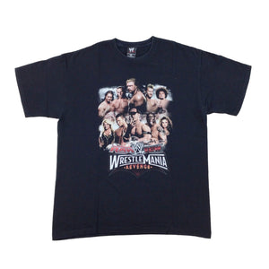 Raw ECW Wrestle Mania Revenge Tour 2008 T-Shirt - XL-WWE-olesstore-vintage-secondhand-shop-austria-österreich