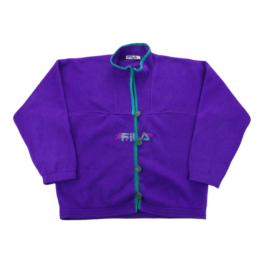 Fila Magic Line Button Jacket - XL-olesstore-vintage-secondhand-shop-austria-österreich