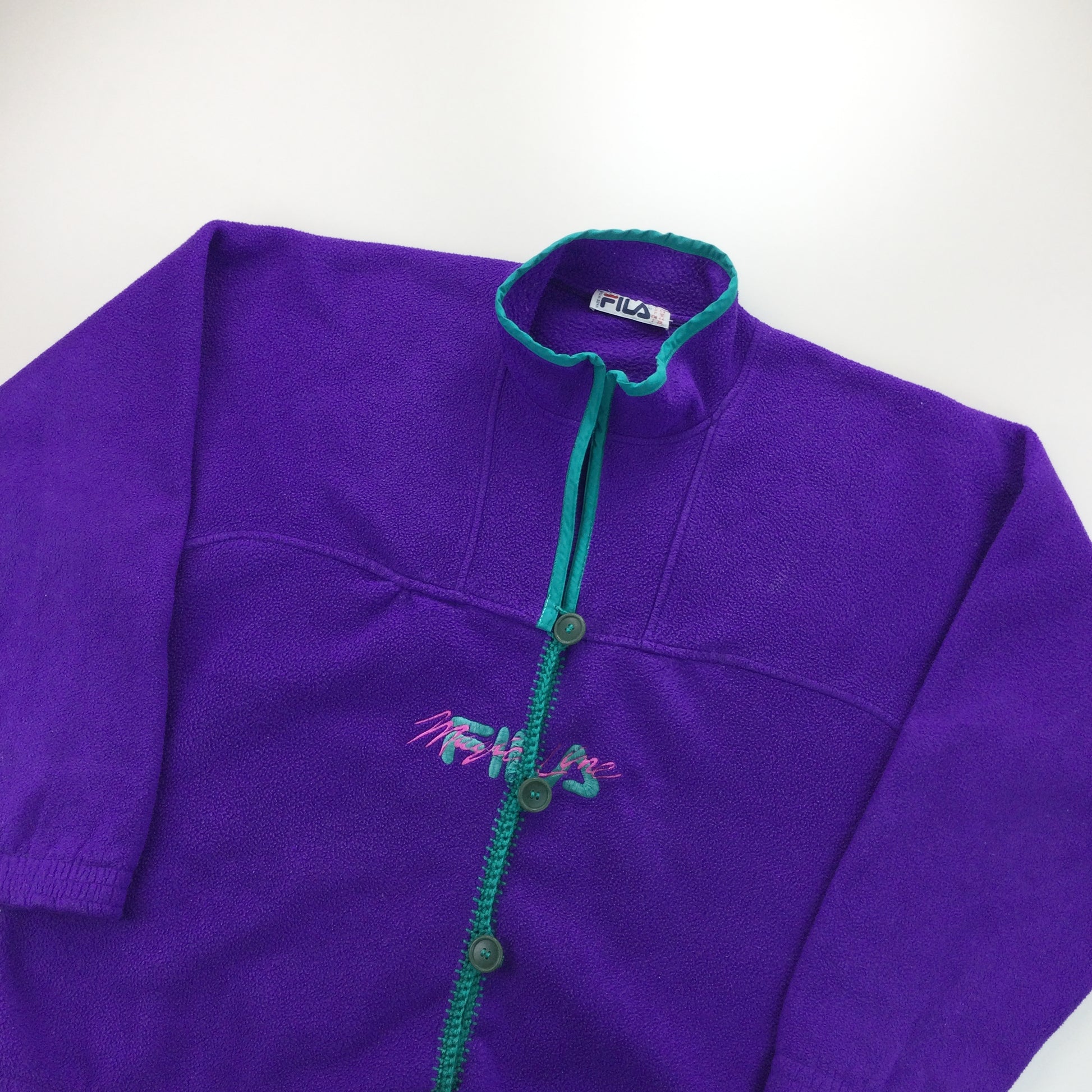 Fila Magic Line Button Jacket - XL-olesstore-vintage-secondhand-shop-austria-österreich