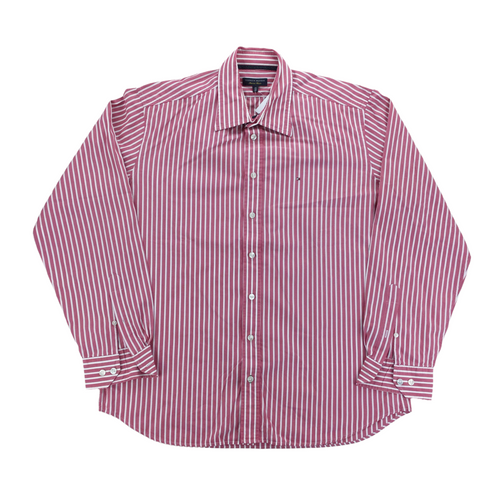 Tommy Hilfiger Striped Shirt - Medium-TOMMY HILFIGER-olesstore-vintage-secondhand-shop-austria-österreich