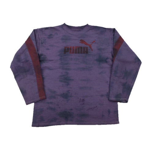 Puma Tie Dye 90s Sweatshirt - Medium-PUMA-olesstore-vintage-secondhand-shop-austria-österreich