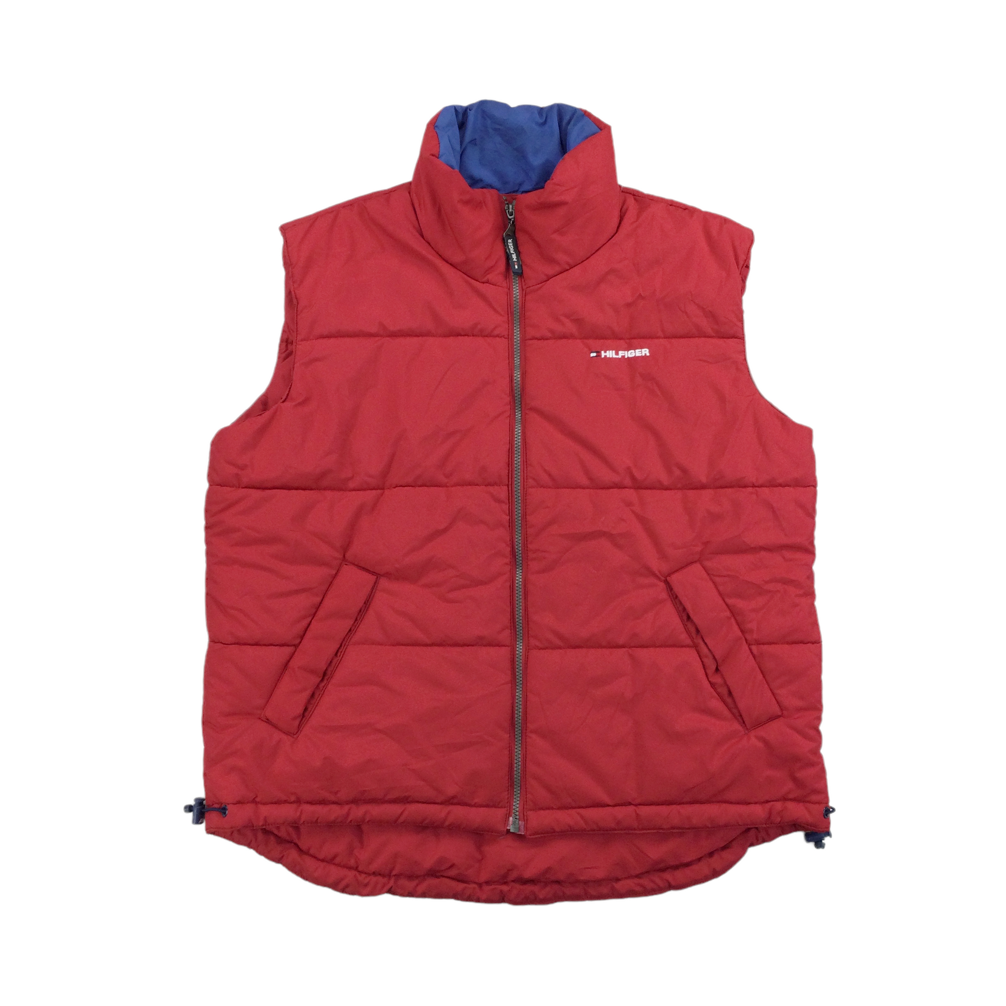 Red tommy hilfiger gilet Clearance