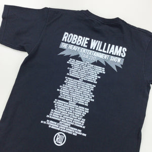 Robbie Williams 2017 Tour T-Shirt - Small-ROBBIE WILLIAMS-olesstore-vintage-secondhand-shop-austria-österreich