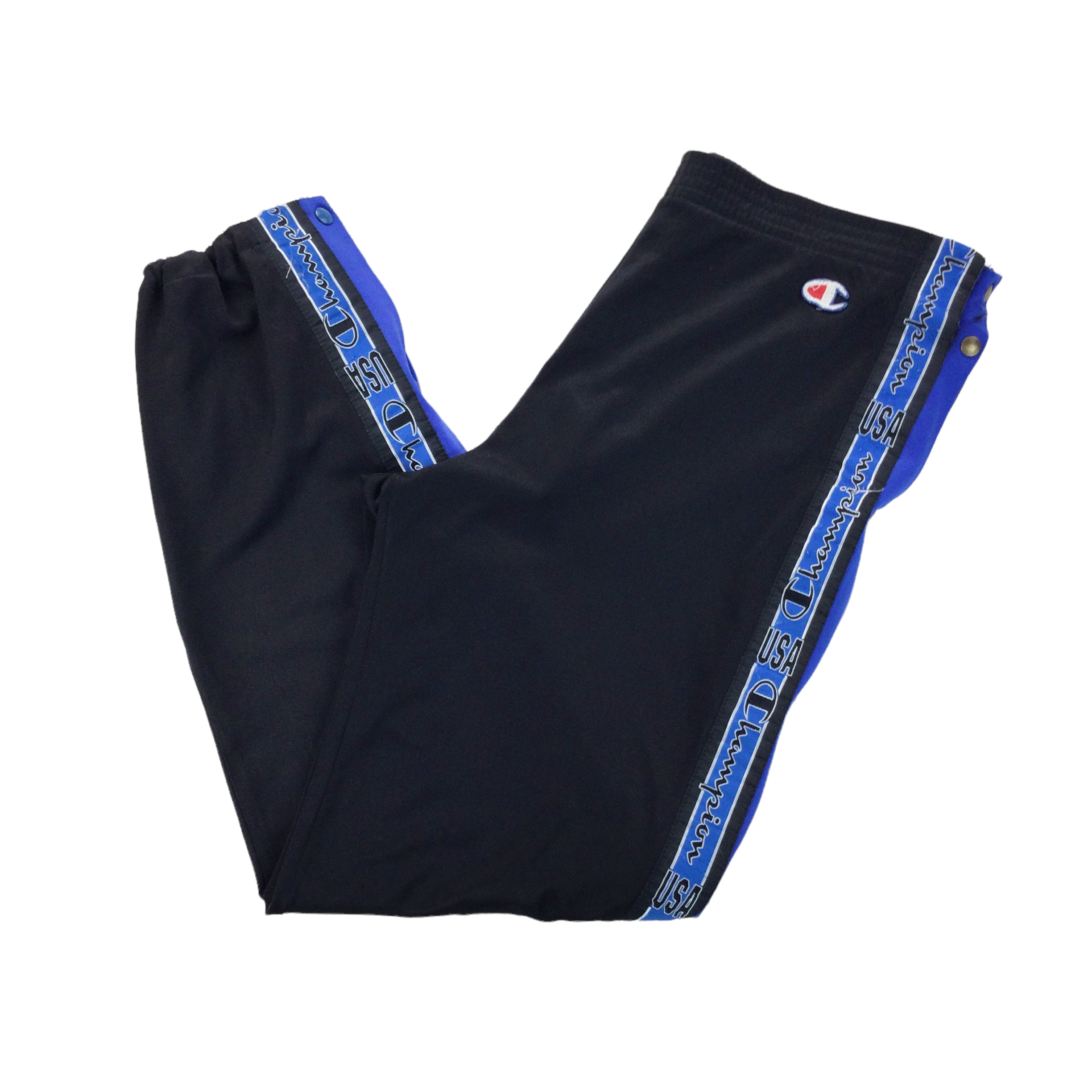 Blue champion track discount pants