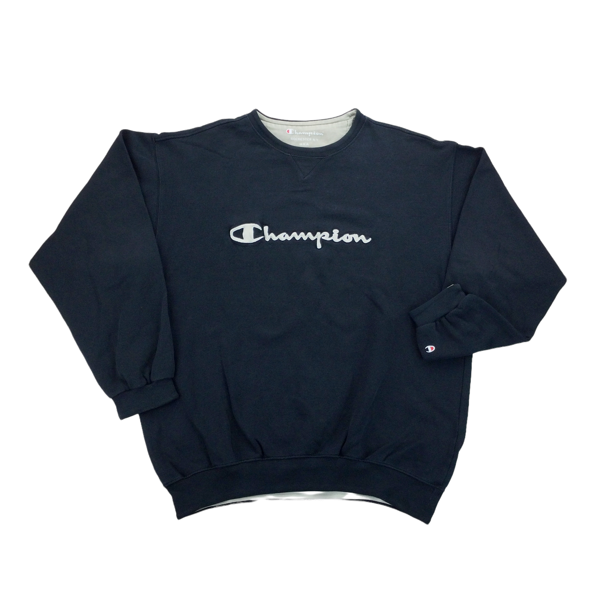 Champion Spellout Sweatshirt XXL OLESSTORE VINTAGE