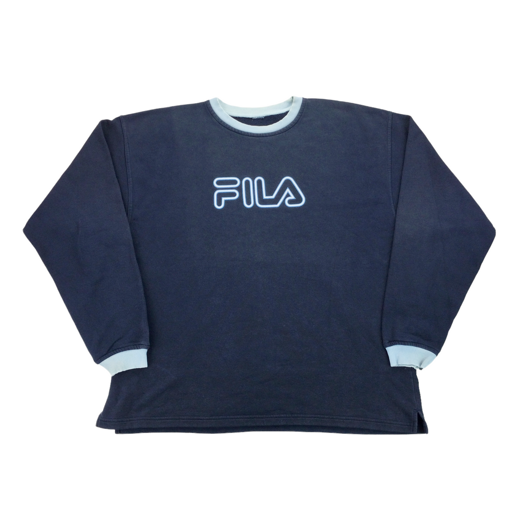 Fila Spellout Sweatshirt - XXL-olesstore-vintage-secondhand-shop-austria-österreich