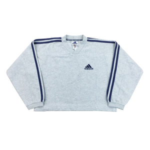 Adidas Crop Sweatshirt - Women/M-Adidas-olesstore-vintage-secondhand-shop-austria-österreich
