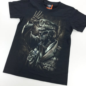 Rock Eagle Graphic T-Shirt - Small-olesstore-vintage-secondhand-shop-austria-österreich