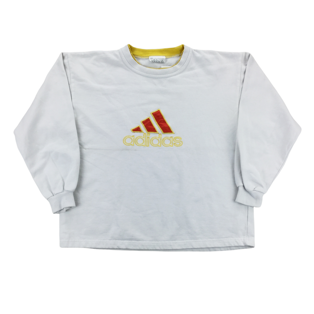 Adidas 90s Spellout Sweatshirt - Women/L-olesstore-vintage-secondhand-shop-austria-österreich