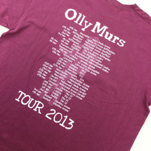 Olly Murs 2013 Tour T-Shirt - Large-FRUIT OF THE LOOM-olesstore-vintage-secondhand-shop-austria-österreich