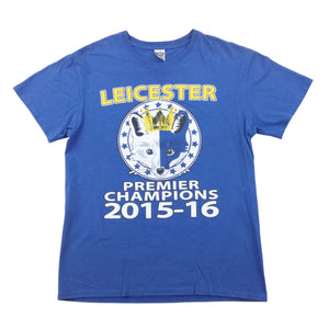 Leicester Premier Champions T-Shirt - Large-LEICESTER-olesstore-vintage-secondhand-shop-austria-österreich