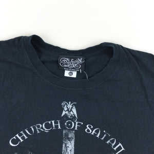 Church of Satan Graphic T-Shirt - XL-SATAN-olesstore-vintage-secondhand-shop-austria-österreich
