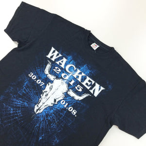 Wacken 2015 Festival Tour T-Shirt - XL-WACKEN-olesstore-vintage-secondhand-shop-austria-österreich