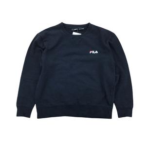 Fila Basic Sweatshirt - Medium-olesstore-vintage-secondhand-shop-austria-österreich