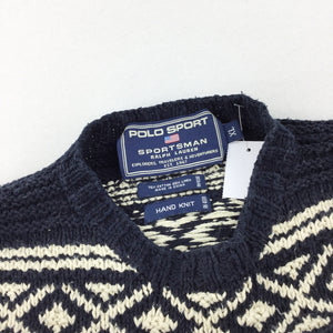 Ralph Lauren Polo Sport Knit Sweatshirt - XL-olesstore-vintage-secondhand-shop-austria-österreich