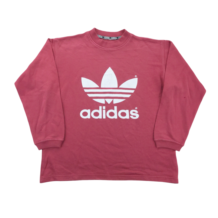 Adidas 80s Big Logo Sweatshirt - Medium-olesstore-vintage-secondhand-shop-austria-österreich