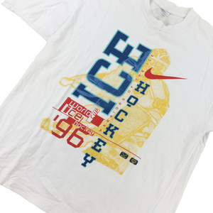 Nike Ice Hockey 1996 WM T-Shirt - Medium-olesstore-vintage-secondhand-shop-austria-österreich
