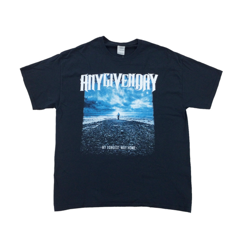 Any Given Day 'My Longest Way Home' T-Shirt - XL-ANY GIVEN DAY-olesstore-vintage-secondhand-shop-austria-österreich