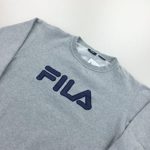 Fila Spellout Sweatshirt - Large-olesstore-vintage-secondhand-shop-austria-österreich