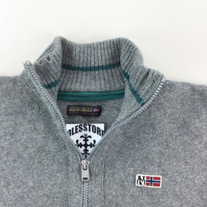 Napapijri Wool Sweatshirt - Medium-NAPAPIJRI-olesstore-vintage-secondhand-shop-austria-österreich