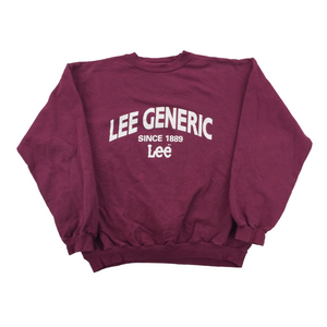 Lee Generic 90s Sweatshirt - Medium-olesstore-vintage-secondhand-shop-austria-österreich