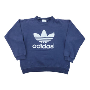 Adidas 80s Big Logo Sweatshirt - Medium-olesstore-vintage-secondhand-shop-austria-österreich