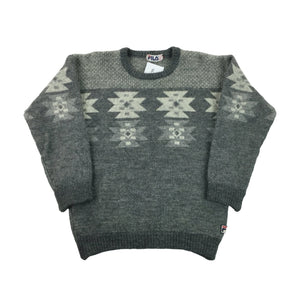 Fila 90s Wool Sweatshirt - Small-olesstore-vintage-secondhand-shop-austria-österreich