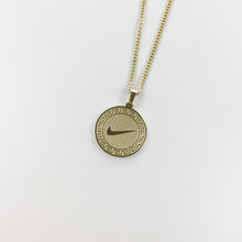 Load image into Gallery viewer, Nike Swoosh Gold Necklace-olesstore-vintage-secondhand-shop-austria-österreich