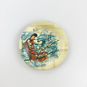 Oriental Asia Bambus Plate Set-OLESSTORE-olesstore-vintage-secondhand-shop-austria-österreich