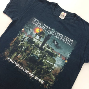 Iron Maiden 'A Matter Of Life And Death' T-Shirt - Medium-IRON MAIDEN-olesstore-vintage-secondhand-shop-austria-österreich