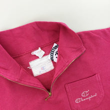 Load image into Gallery viewer, Champion 90s 1/4 Zip Sweatshirt - Small-olesstore-vintage-secondhand-shop-austria-österreich
