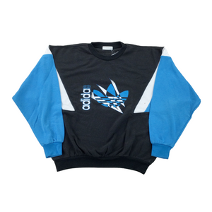 Adidas 80s Colorblock Sweatshirt - XL-olesstore-vintage-secondhand-shop-austria-österreich