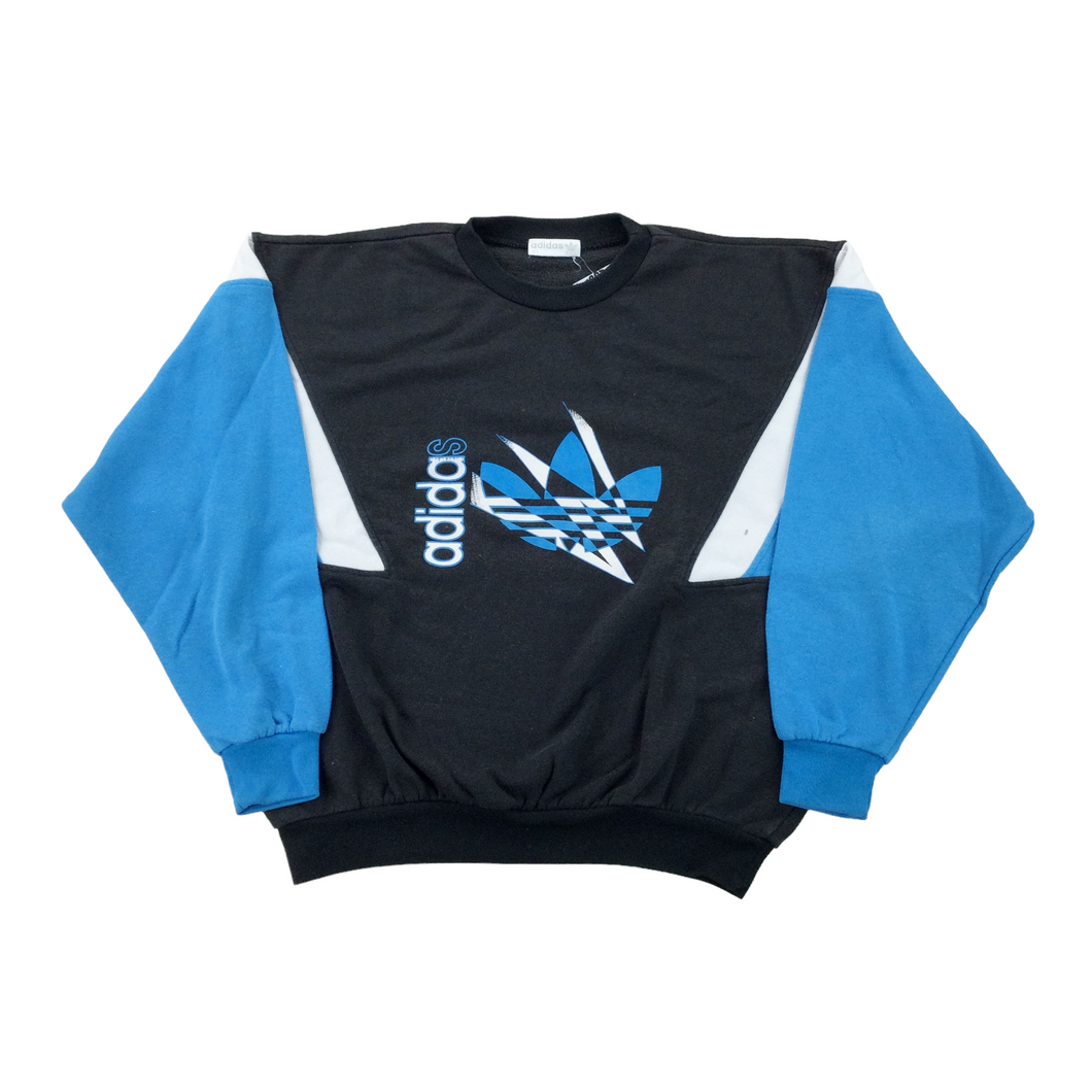 Adidas 80s Colorblock Sweatshirt - XL-olesstore-vintage-secondhand-shop-austria-österreich