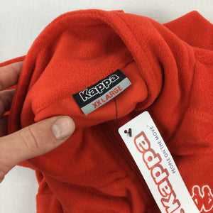 Kappa Fleece Zip Sweatshirt - XXL-olesstore-vintage-secondhand-shop-austria-österreich