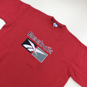 Reebok 90s Spellout Sweatshirt - XL-REEBOK-olesstore-vintage-secondhand-shop-austria-österreich