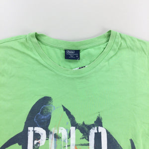 Ralph Lauren 90s Shark T-Shirt - XL-olesstore-vintage-secondhand-shop-austria-österreich