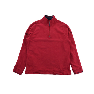 Tommy Hilfiger 1/4 Zip Sweatshirt - Small-olesstore-vintage-secondhand-shop-austria-österreich