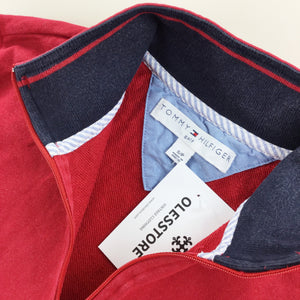 Tommy Hilfiger 1/4 Zip Sweatshirt - Small-olesstore-vintage-secondhand-shop-austria-österreich