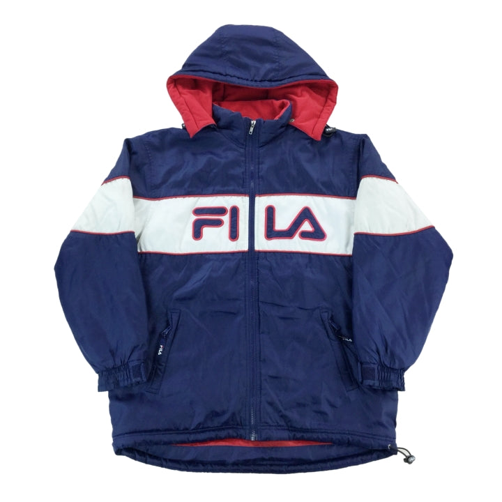 Fila 90s Spellout Jacket - Medium-FILA-olesstore-vintage-secondhand-shop-austria-österreich