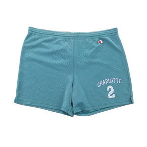 Champion Charlotte Hornets 90s Shorts - Large-Champion-olesstore-vintage-secondhand-shop-austria-österreich