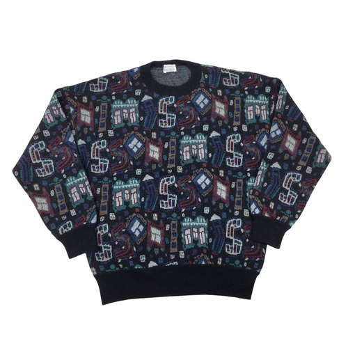 Missoni Neiman Marcus Wool Sweatshirt - XL-olesstore-vintage-secondhand-shop-austria-österreich