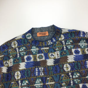 Missoni Uomo Wool Sweatshirt - Large-olesstore-vintage-secondhand-shop-austria-österreich